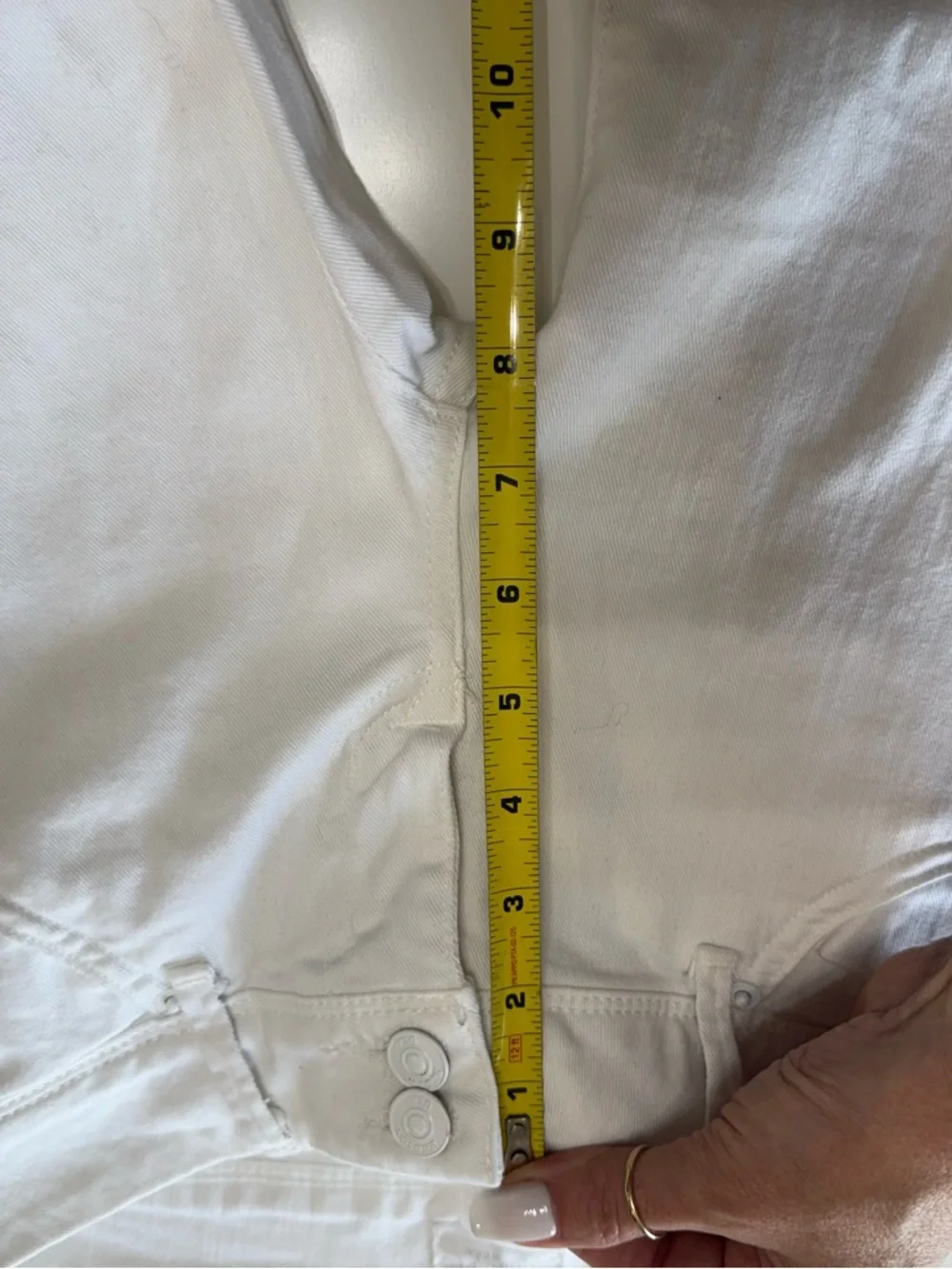 Hudson Jeans White Straight-Leg Women’s Jeans RN#107906 size 26 - Picture 6 of 10